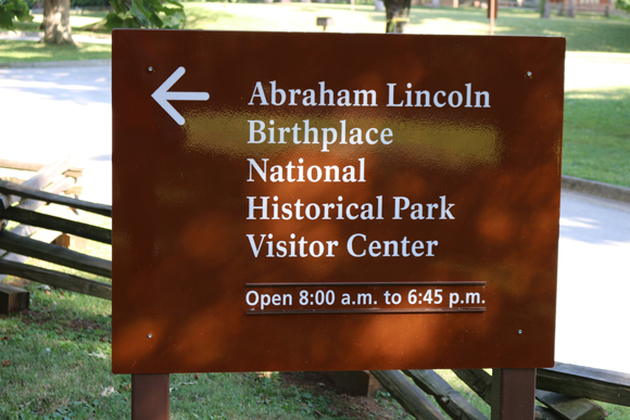 Abraham Lincoln Birthplace National Historical Park Sign