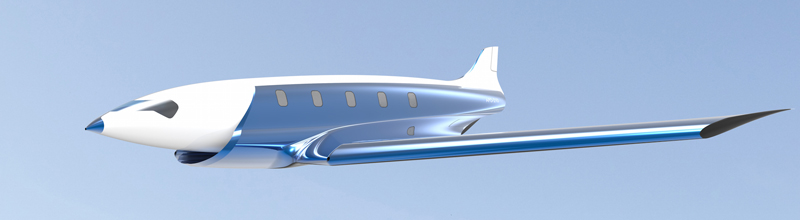 Antipode supersonic airplane