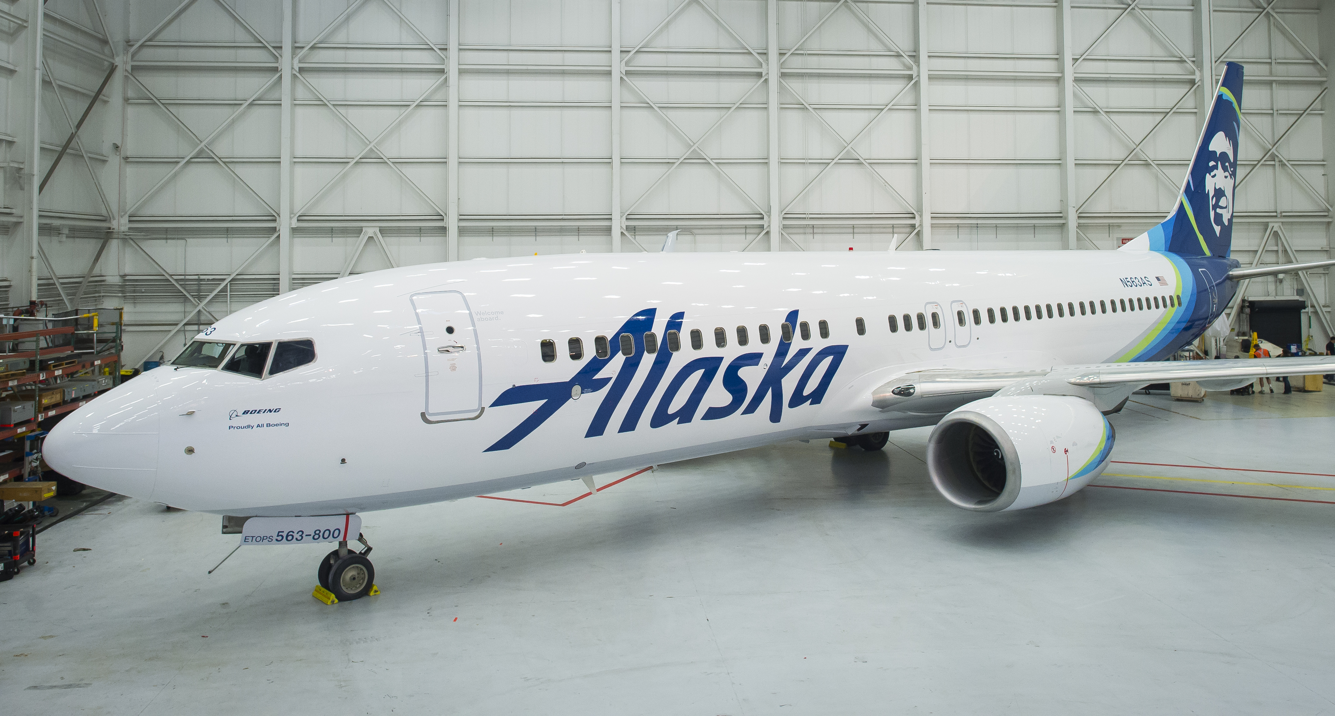 Alaska Airlines Boeing 737-800 new livery 2016