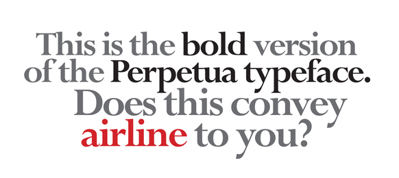 Perpetua Typeface Sample