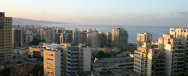 Beirut, Mountain and Sea View
