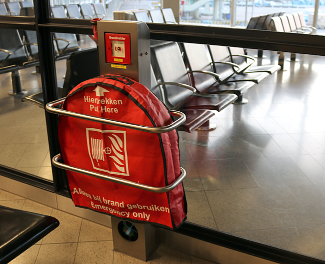 Schiphol Airport Fire Extinguisher