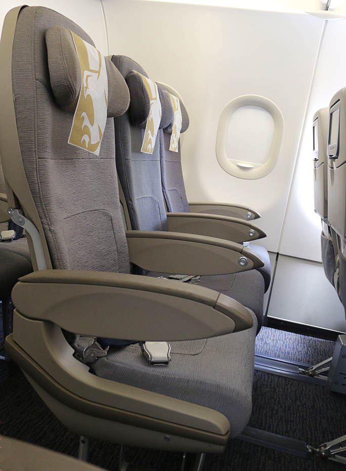 Gulf Air economy seats