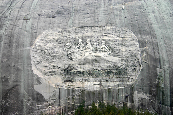 Stone Mountain Park carving