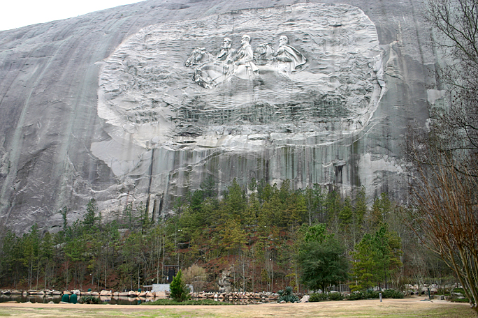 Stone Mountain Park carving