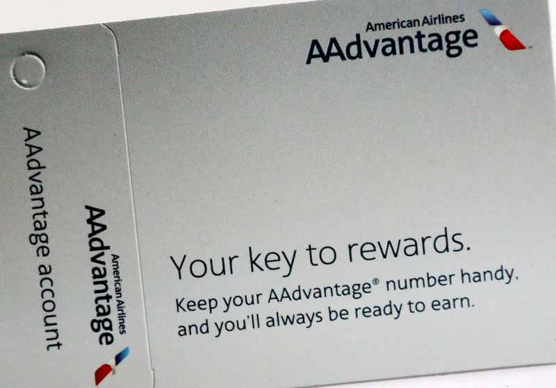 American Airlines AAdvantage card