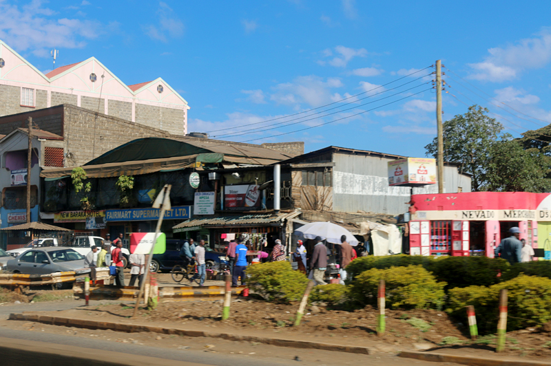Outskirts of Nairobi in Kenya