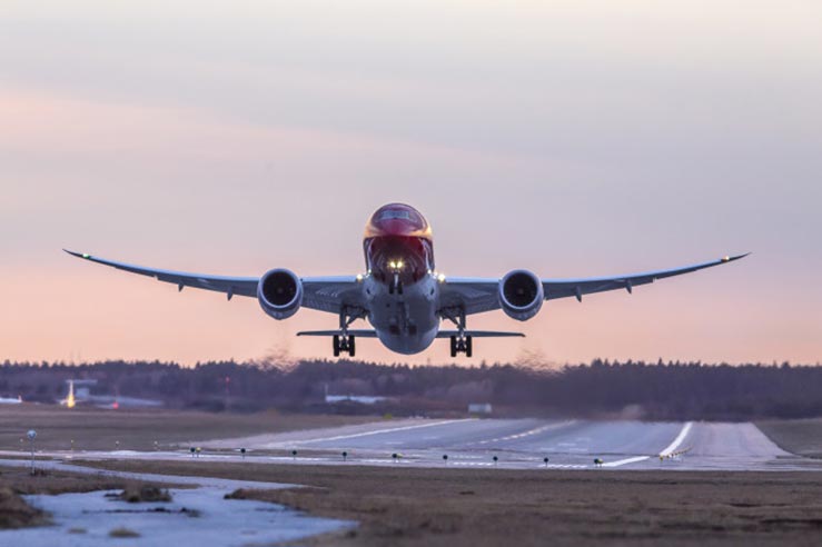 Norwegian Air Shuttle Boeing 787 “Dreamliner” airplane