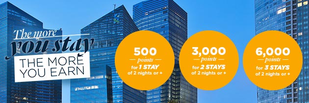Le Club AccorHotels The More You Stay, The More You Earn promotion May 2016