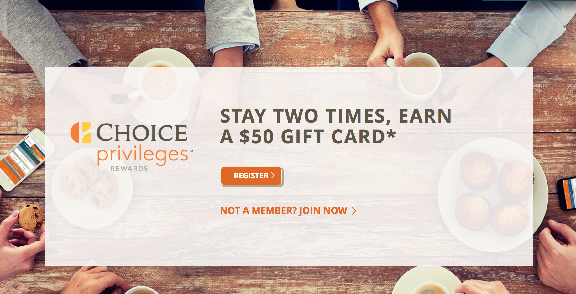 Stay Two Times Earn $50 Gift Card May 2016