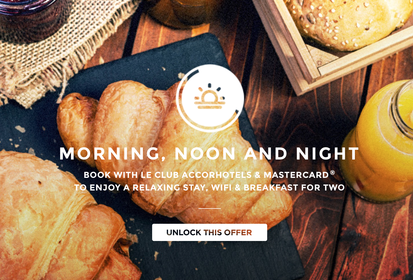 Morning, Noon and Night promotion AccorHotels