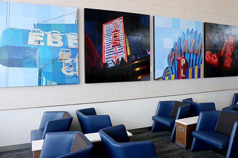 Delta Air Lines Sky Club Concourse B Atlanta airport