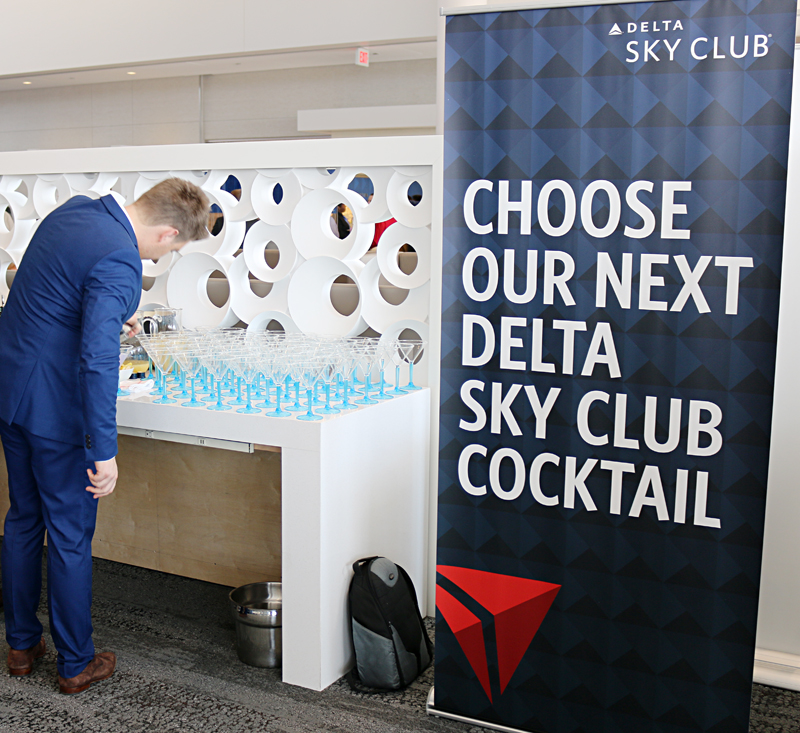 Delta Air Lines Sky Club Concourse B Atlanta airport