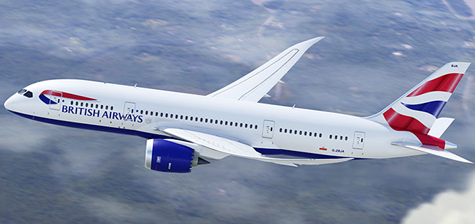British Airways Boeing 787 “Dreamliner” airplane
