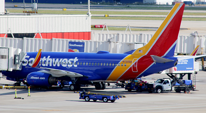 Southwest Airlines Boeing 737-7H4 aircraft