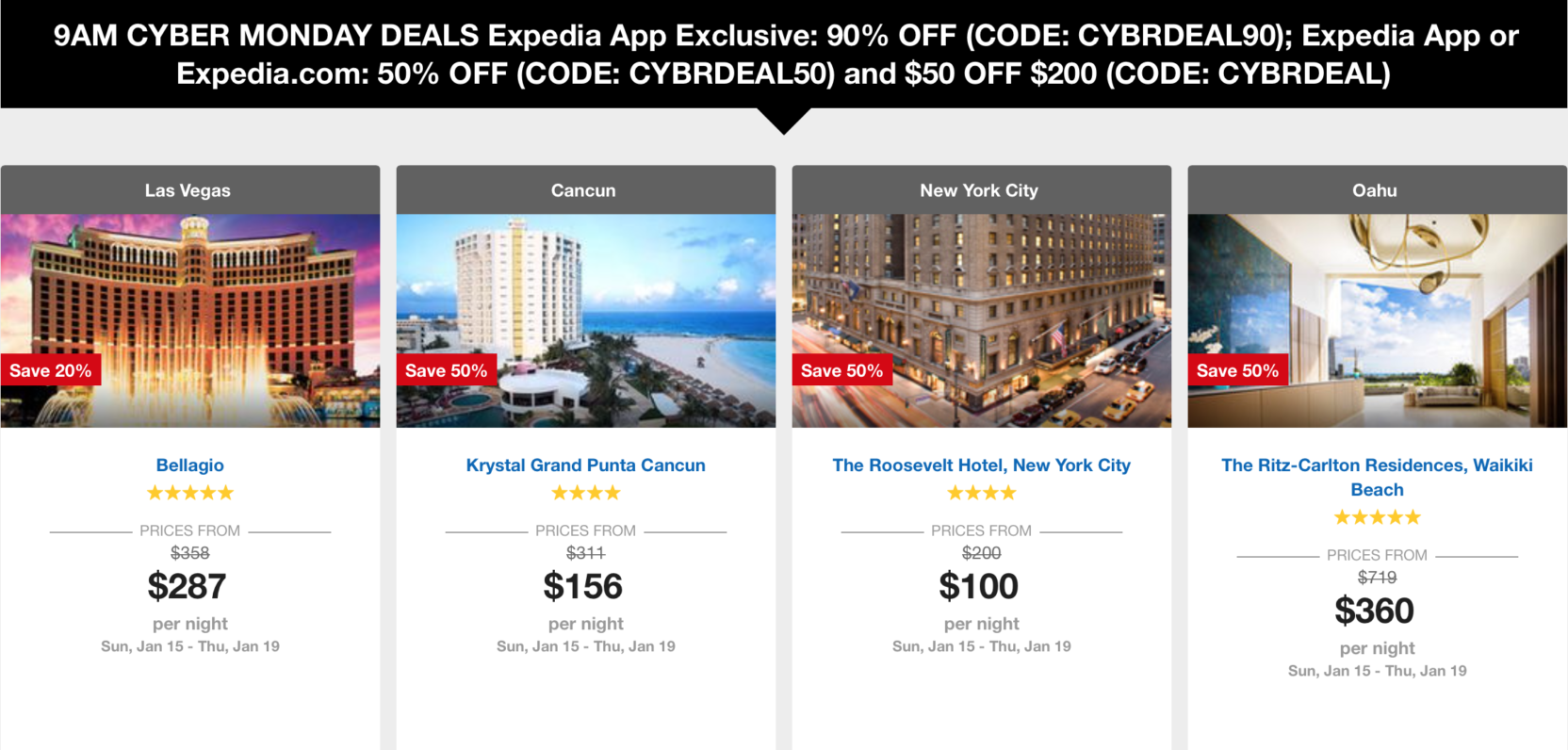 Up To 90 Percent Off Of Select Hotels With Expedia Cyber Monday Sale 2016 The Gatethe Gate