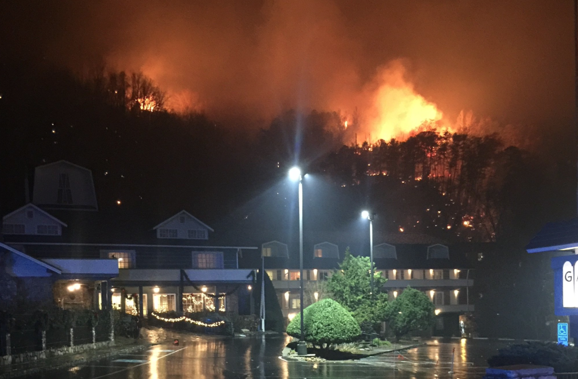 Tennessee wildfires 2016