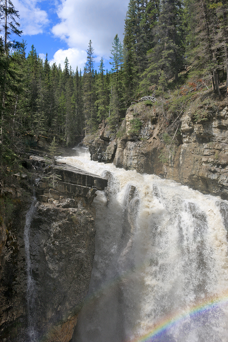 Johnston Canyon Upper Falls Banff Canada