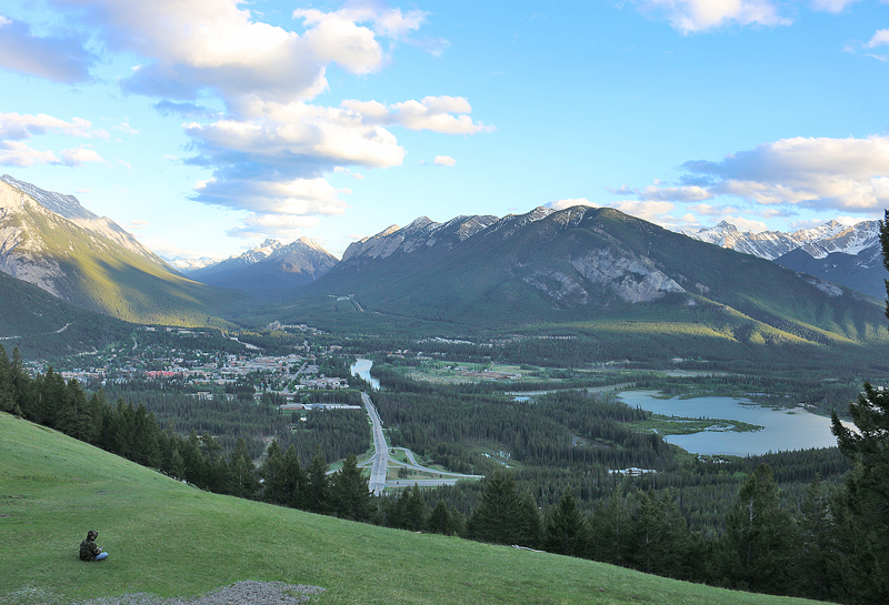 View of Banff From Mount Norquay