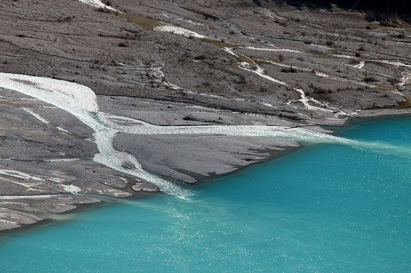 Peyto Glacier and Bow Summit