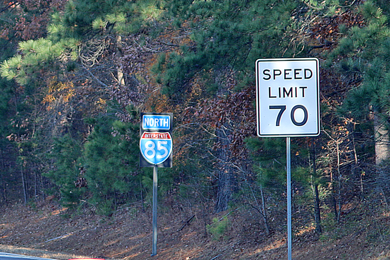 Speed Limit 70 highway