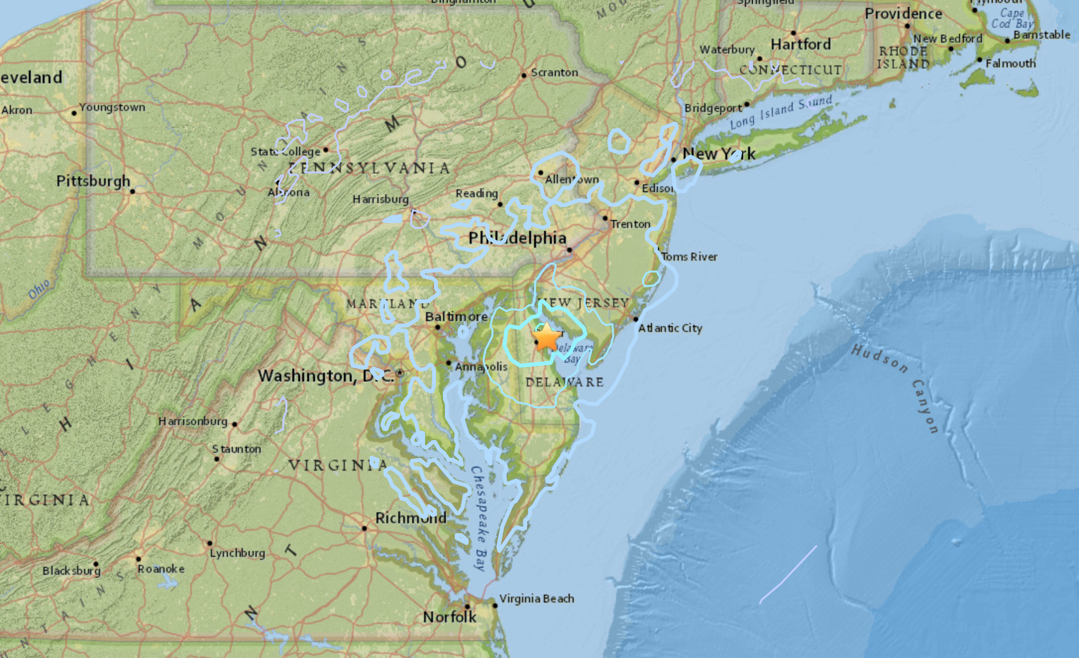 Earthquake: Epicenter in…Delaware?!? - The GateThe Gate2178 x 1328