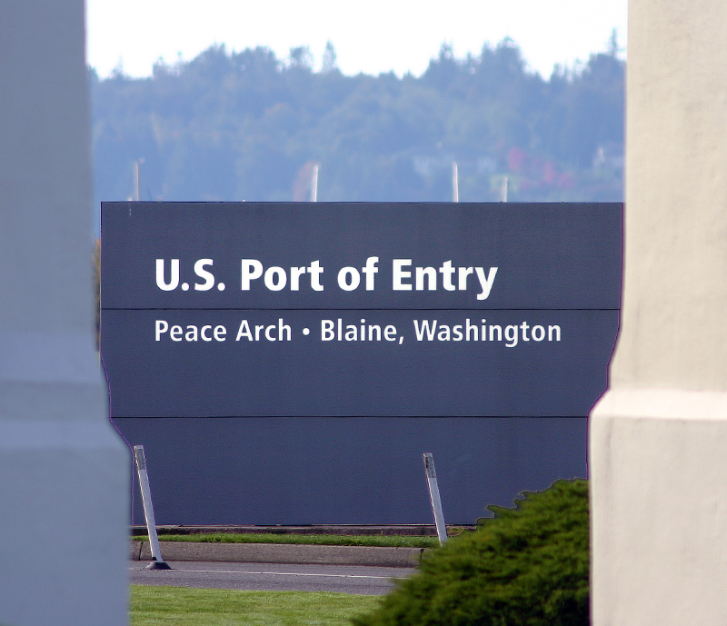 United States Port of Entry Blaine
