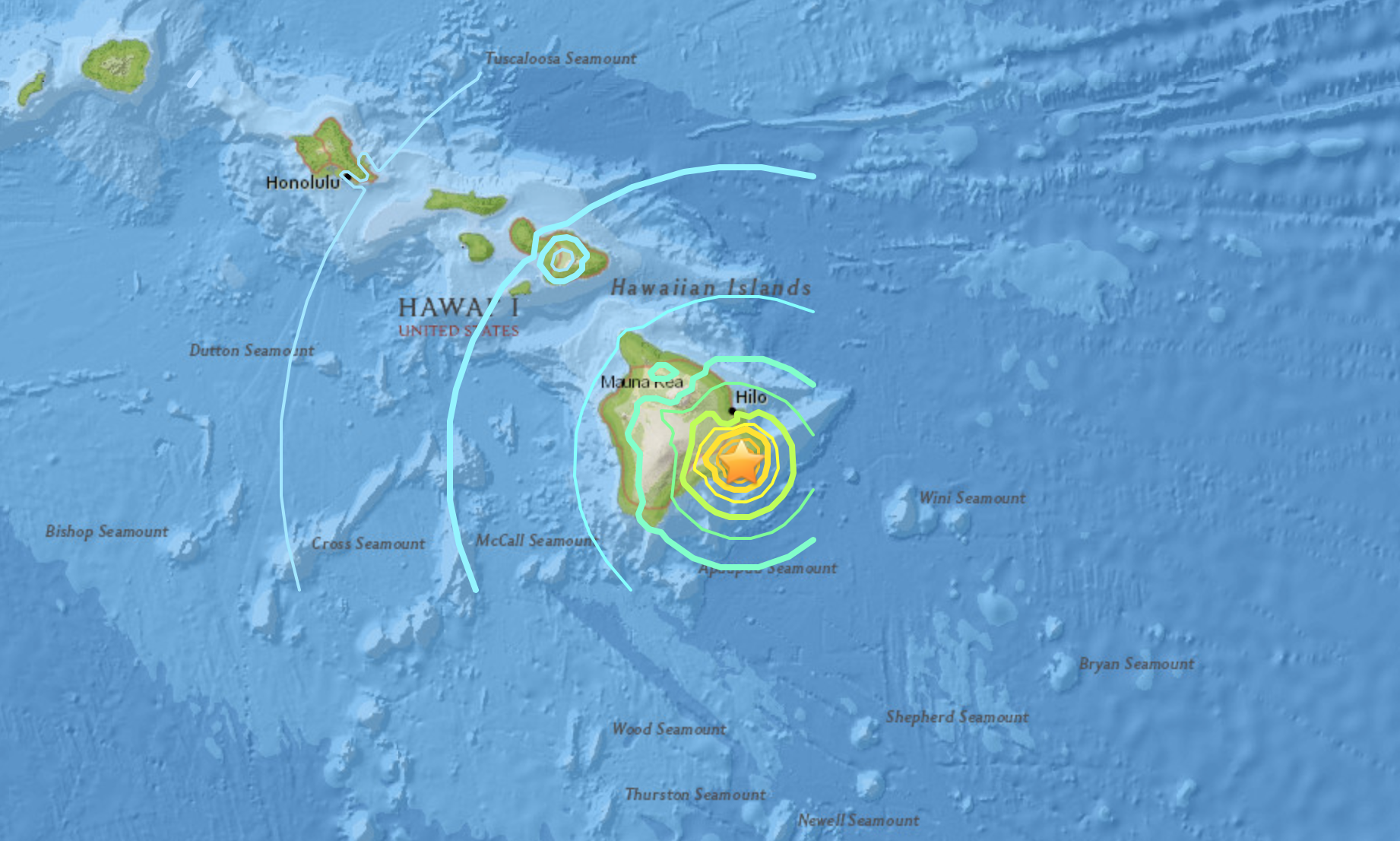 Hawaii earthquake volcanic activity