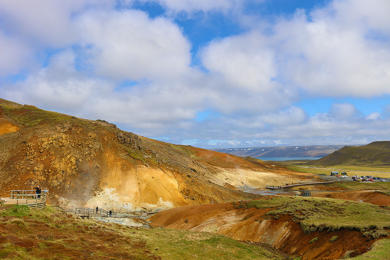 Krýsuvík Geothermal Area in Iceland