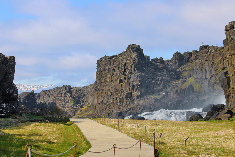 Öxaráfoss Þingvellir National Park Iceland