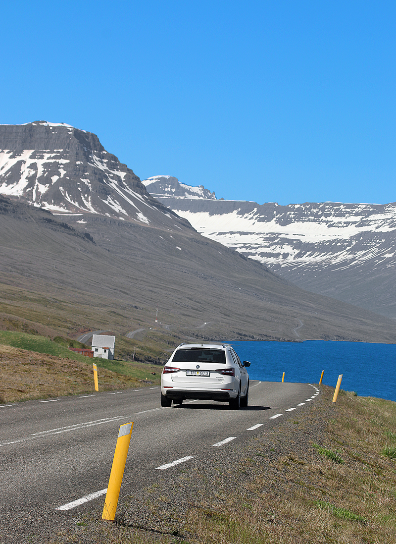 Iceland road highway car