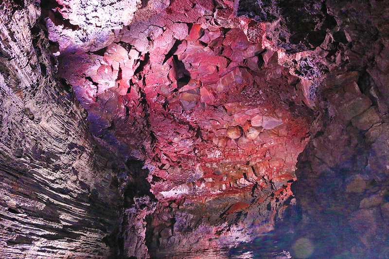 Raufarhólshellir Lava Tube Cave in Iceland