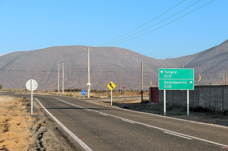Tongoy Road Sign Chile