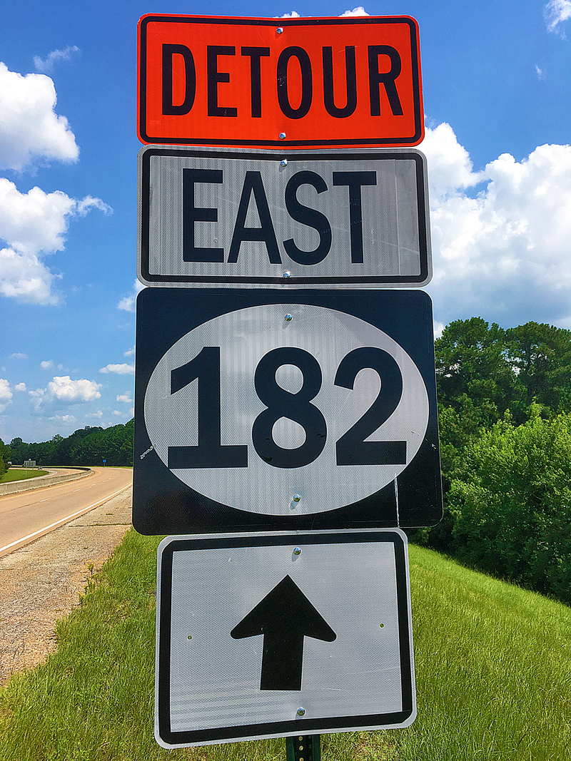 Mississippi State highway route sign