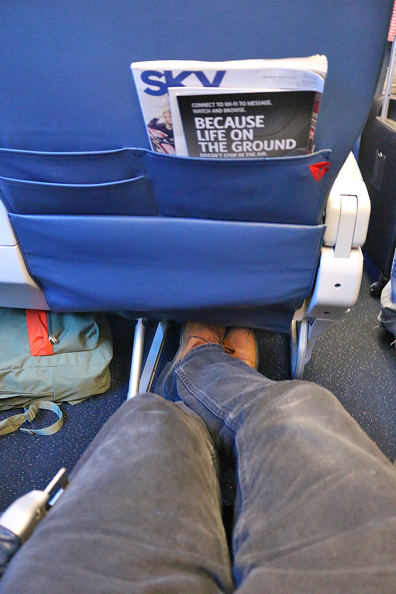 Delta Air Lines Comfort+ seat