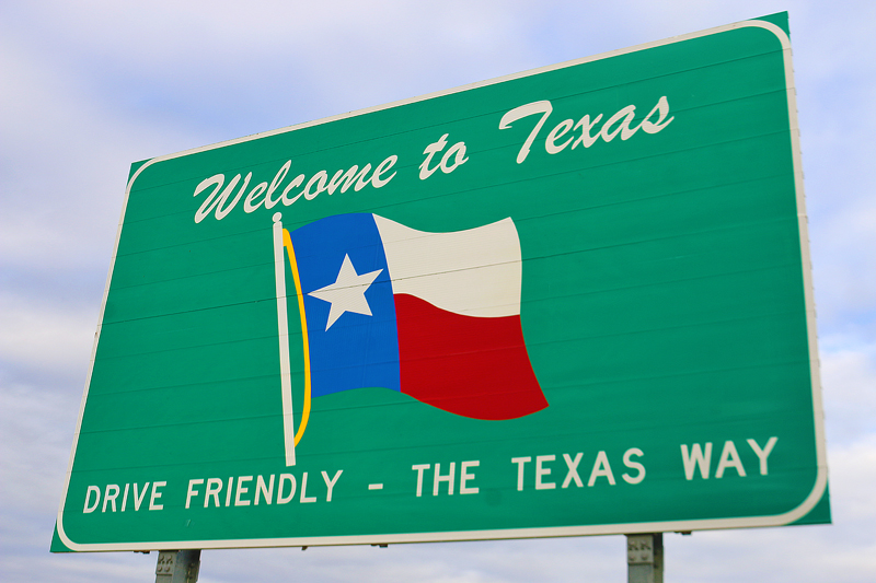 Texas sign