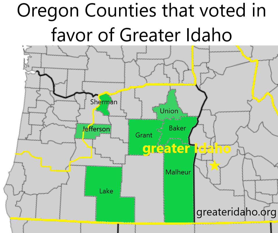 Why Seven Counties Voted to Leave Oregon For Idaho - The Gate